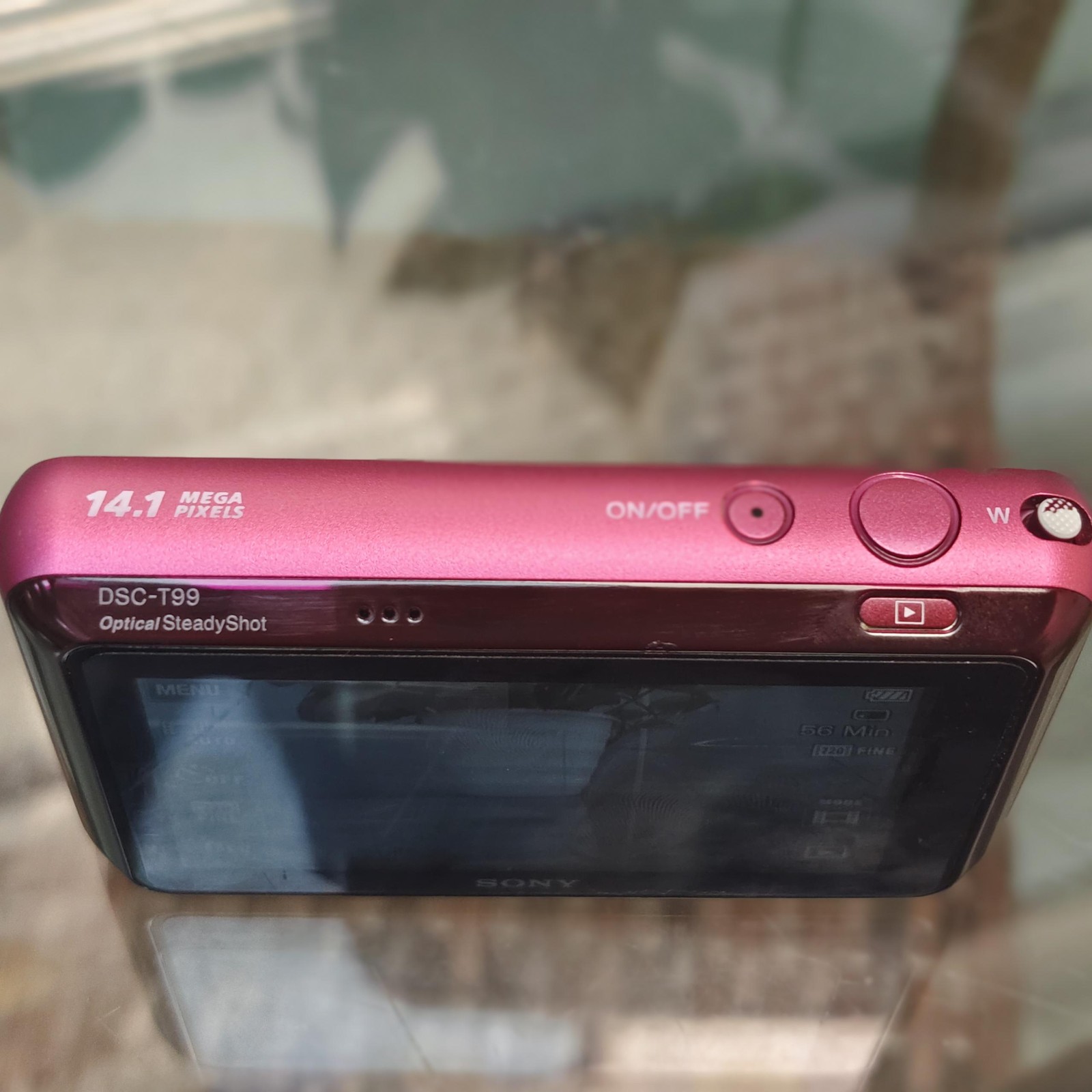 SONY DSC-T99 Cyber Shot Digital Camera 4x Optical Zoom English 95% New Pink