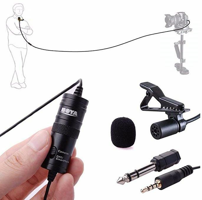 BOYA BY M1 Lavalier Microphone for Smart Phone, DSLR, PC, Camera /Original-New