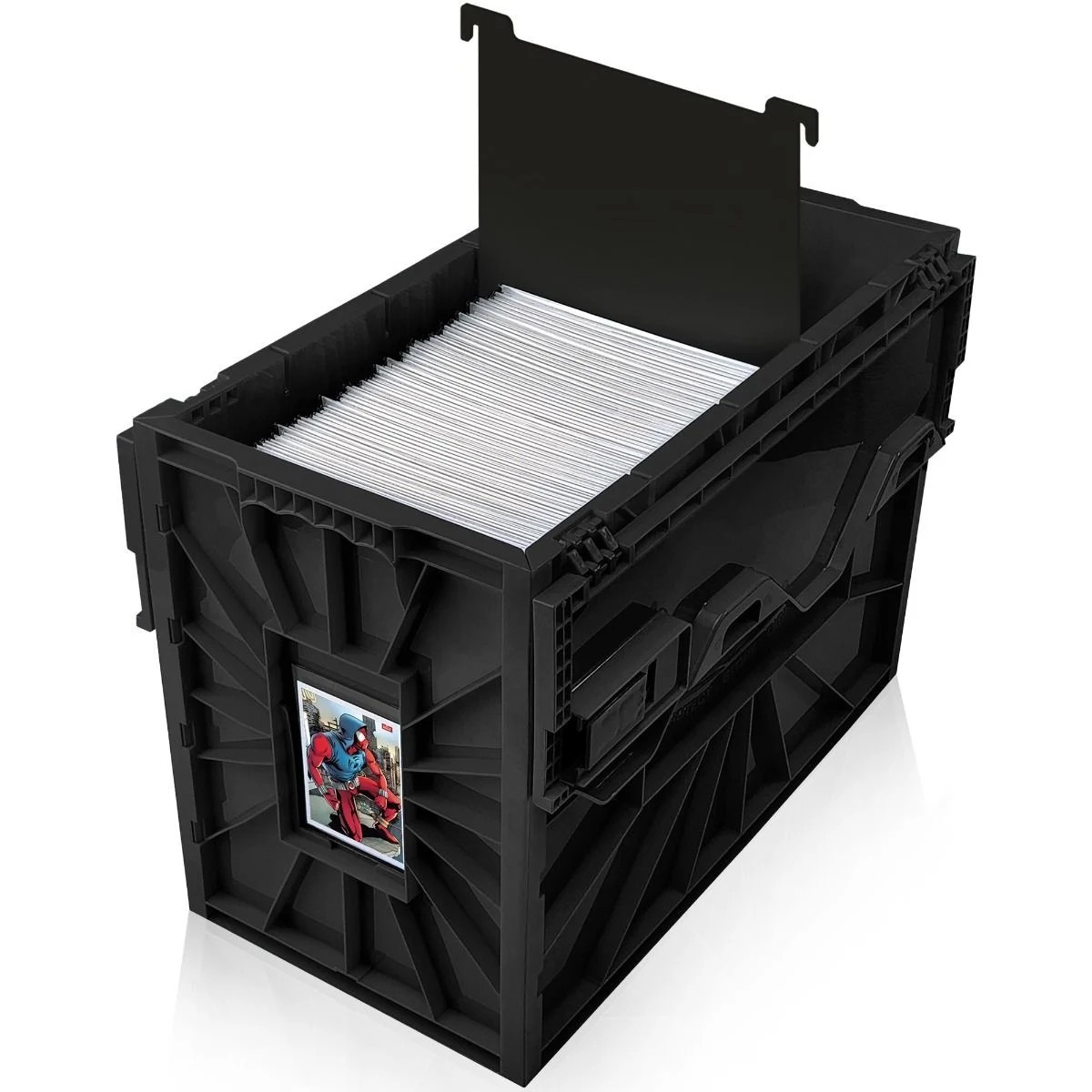 New (1 ct) BCW Short Comic Book Storage Bin-Black-Heavy Duty Plastic Bin