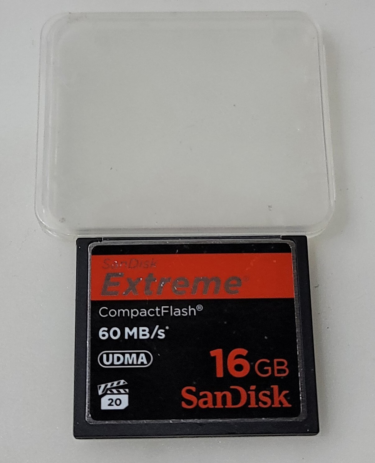 SanDisk Extreme 16GB Compact Flash CF 60MB/s UDMA With Case