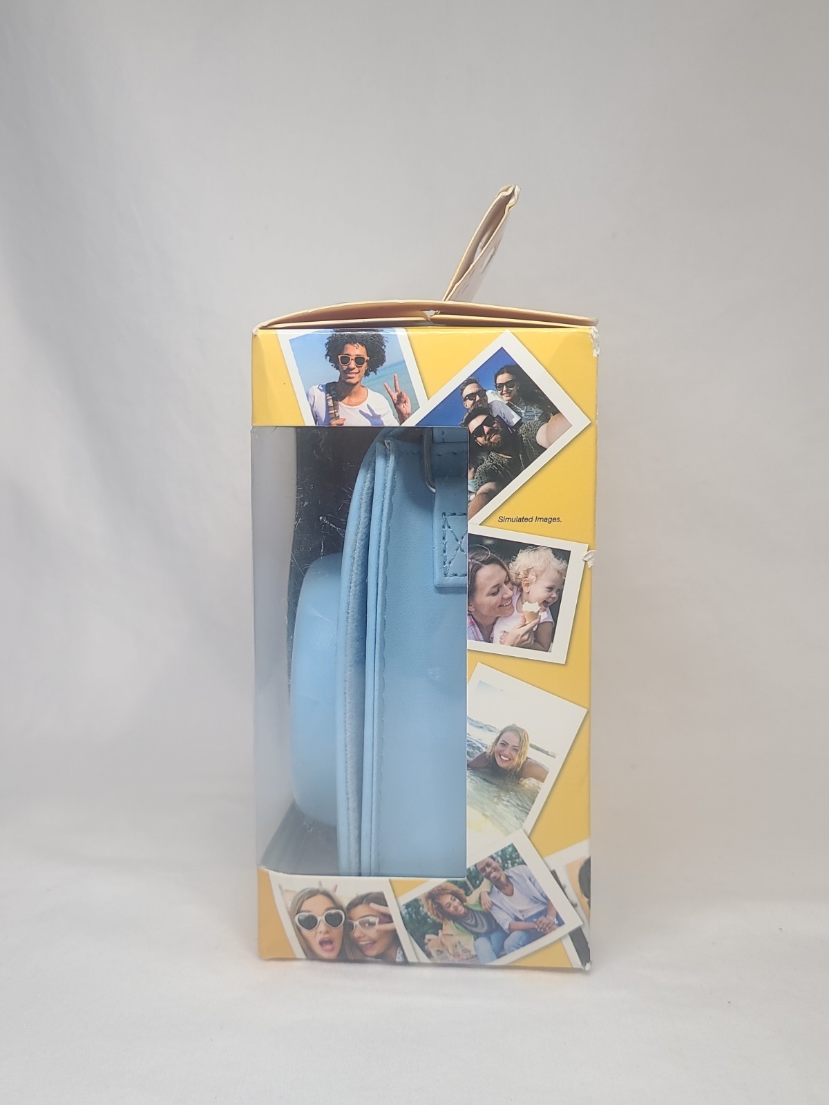 Fujifilm Instax Mini 11 Camera Case Sky Blue Poly-Synthetic Leather Strap