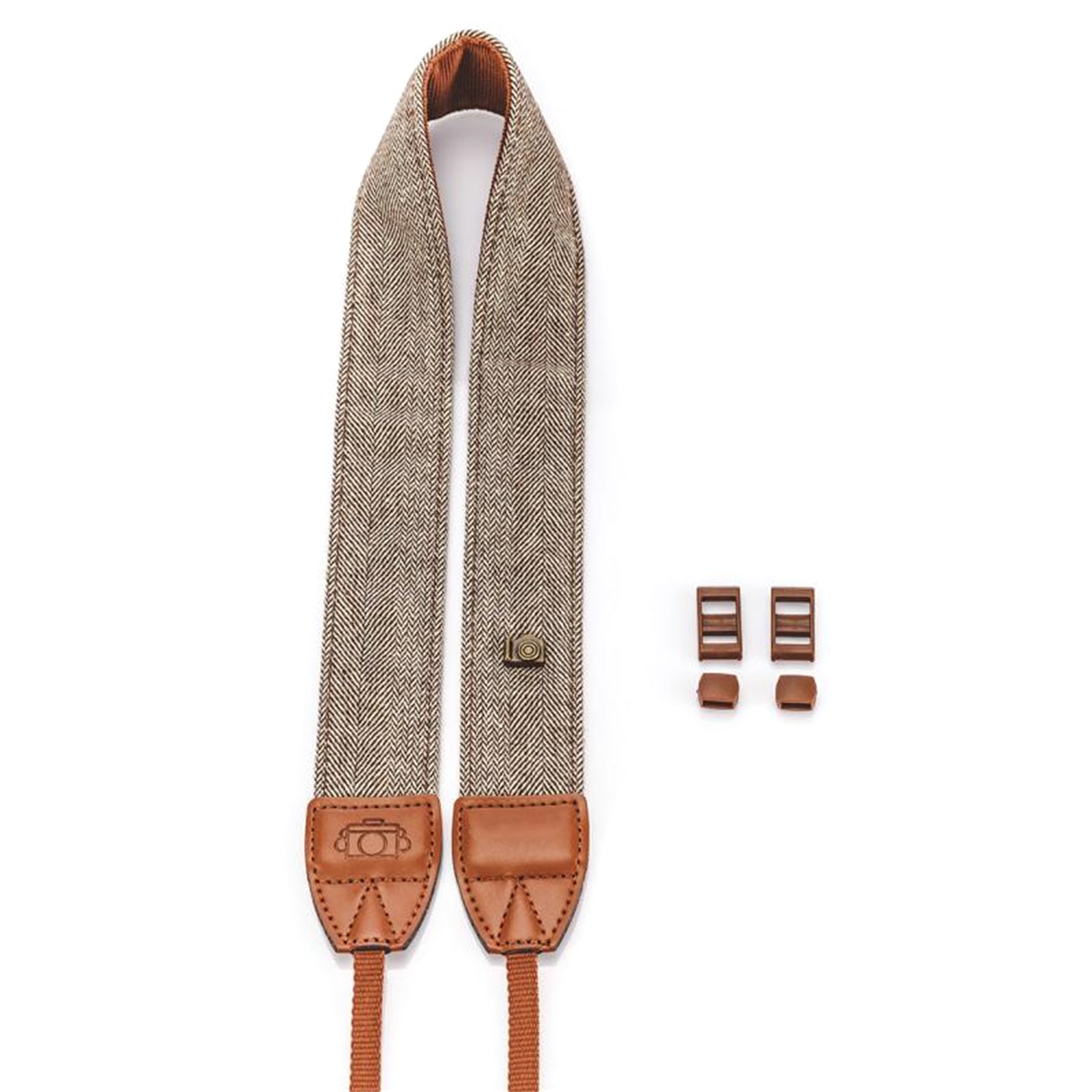 1Pc Vintage Camera Shoulder Neck Strap Cotton Leather Belt For DSLR Cameras.