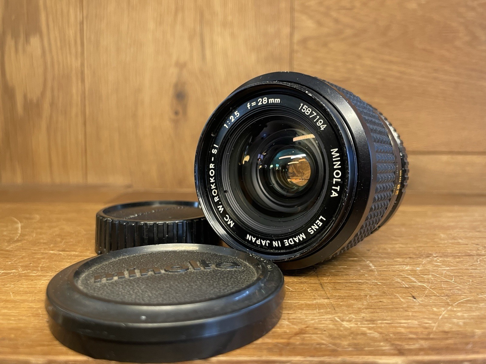 *CLA’d : Almost Mint* Minolta MC W Rokkor SI 28mm F/2.5 Wide Angle Prime Lens