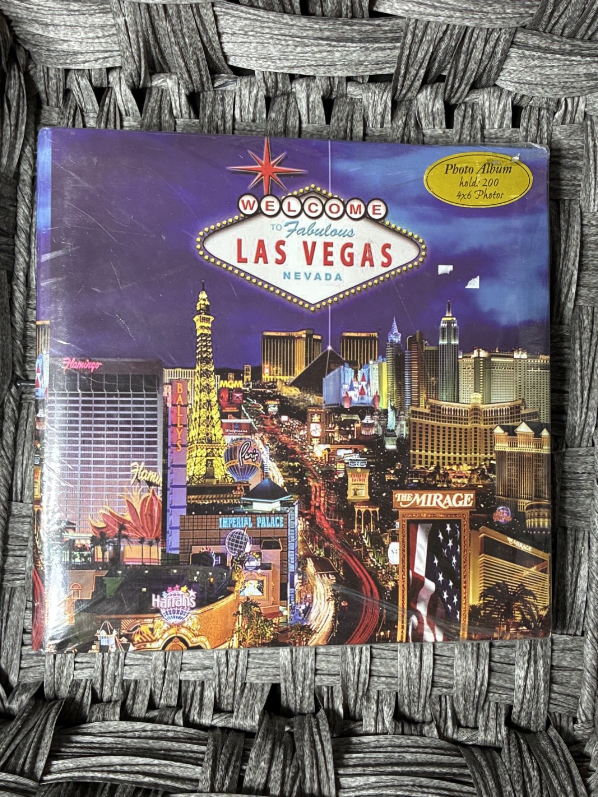 Las Vegas Nevada Photo Album 4×6 Holds 200 Photos Sealed