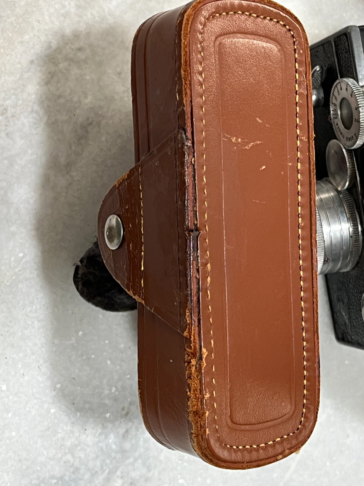 VINTAGE Argus C3 BRICK 35mm CAMERA f/3.5 50mm Lens Leather Case –