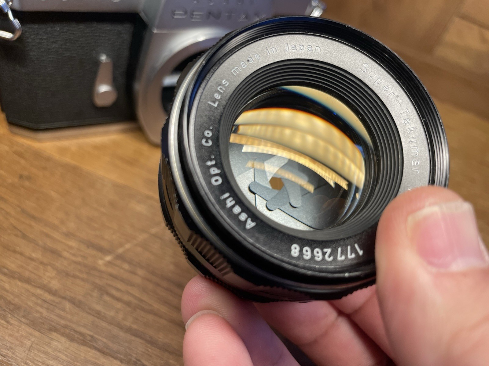 *CLA’d : Near Mint ++* Pentax Spotmatic SP Film Camera Super Takumar 55mm F/1.8