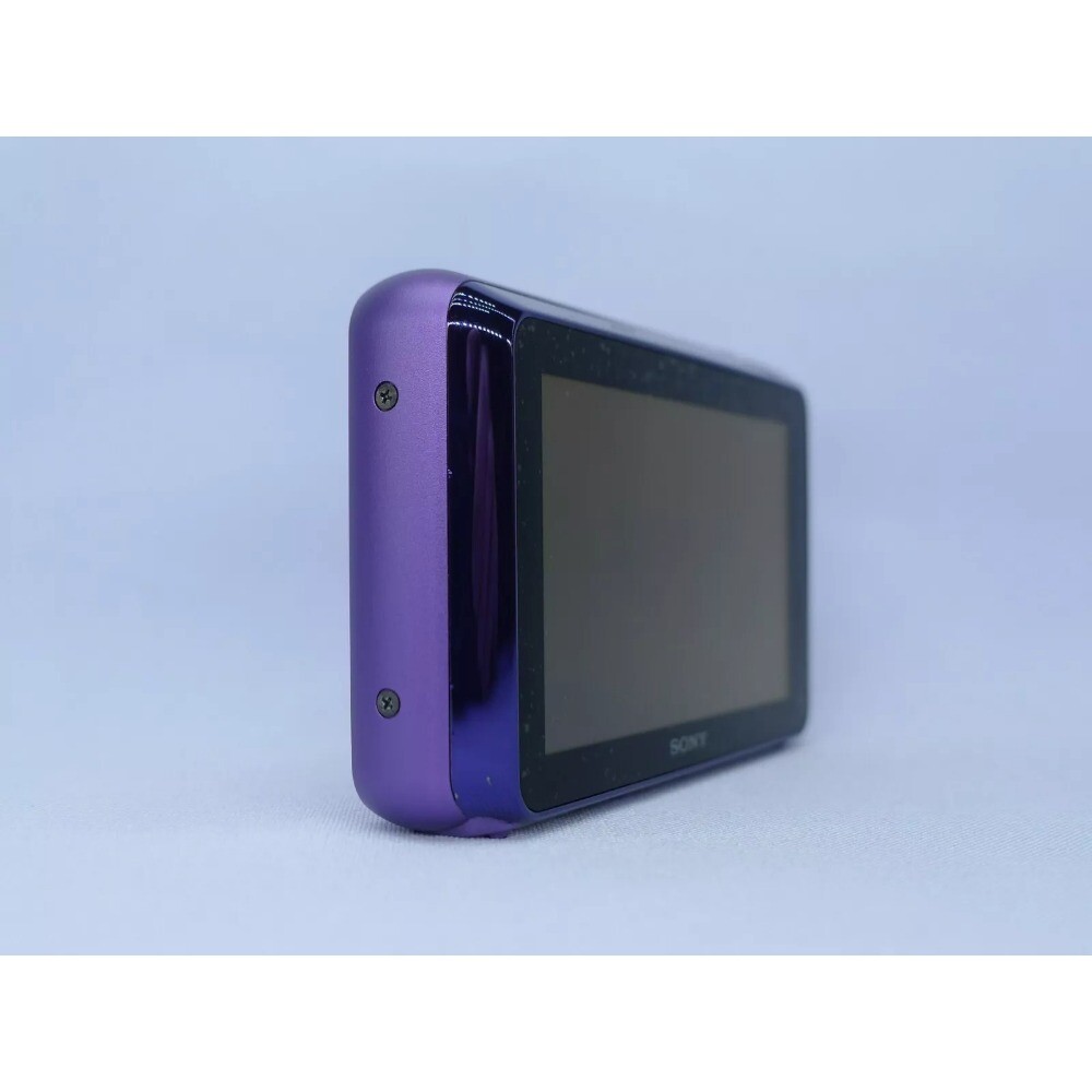 SONY DSC-T99 Digital Camera purple Cyber Shot English Language