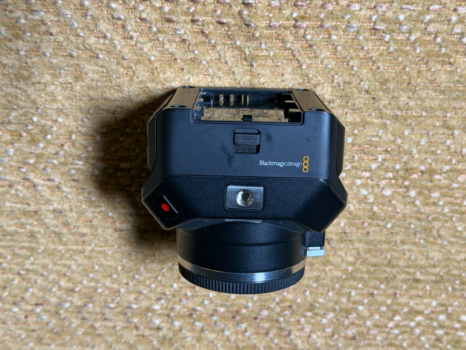 Blackmagic Micro Cinema Camera BMMCC w/ Wooden Camera Cage, & Cable – Mint!