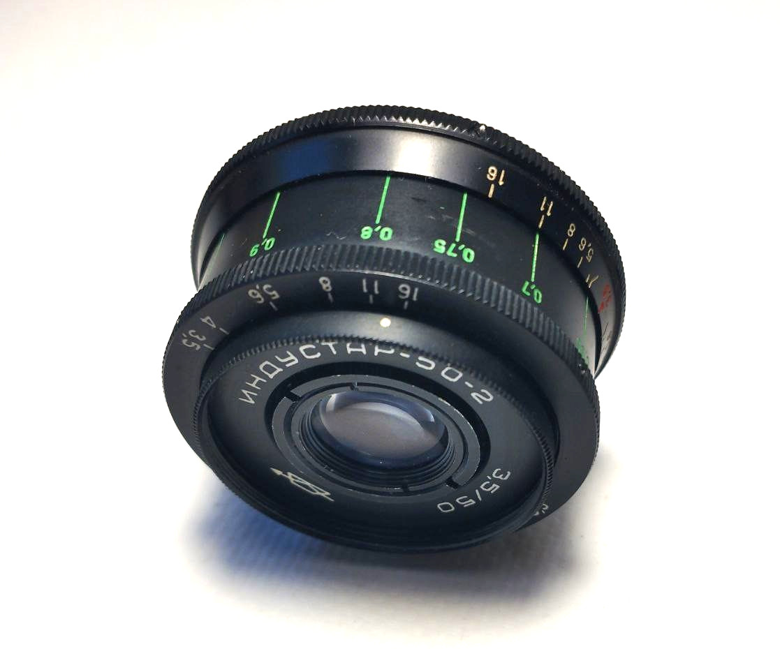 Industar-50-2 50mm f/3.5 M42 Pancake Lens USSR Vintage Soviet Lens Serviced