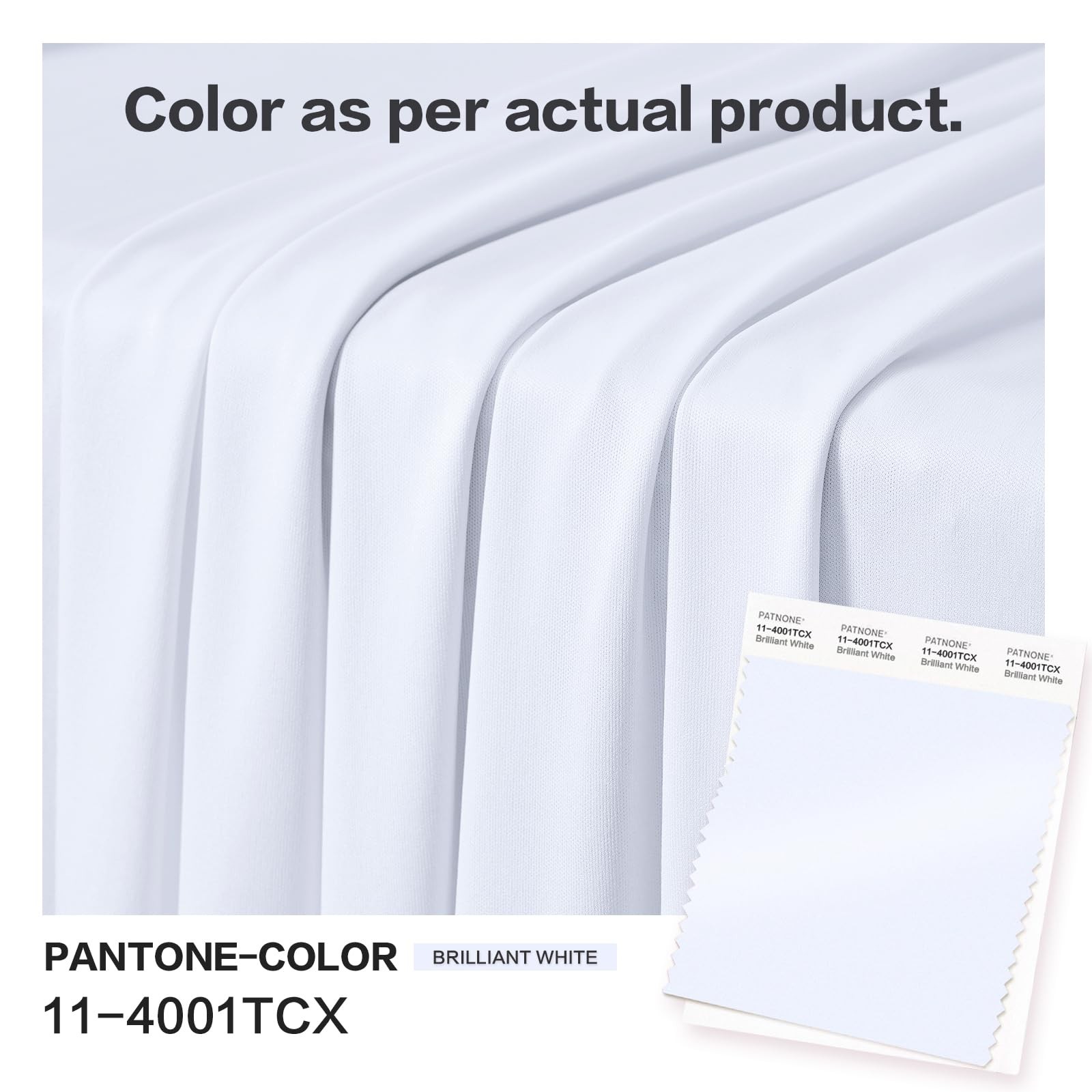 10x12ft White Backdrop Curtain For Wedding 2 PCS Wrinkle Free Photo Drapes