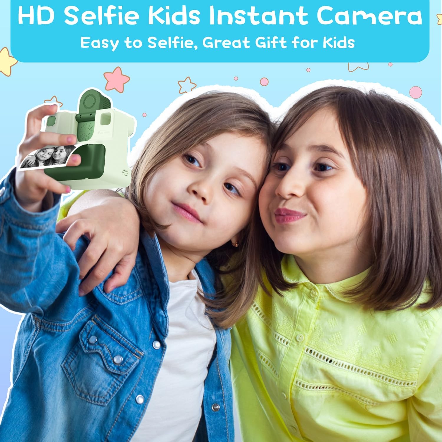 Instant Print, Christmas Birthday Gifts for Girl Boys 3-12 Years Old, FHD Sel…