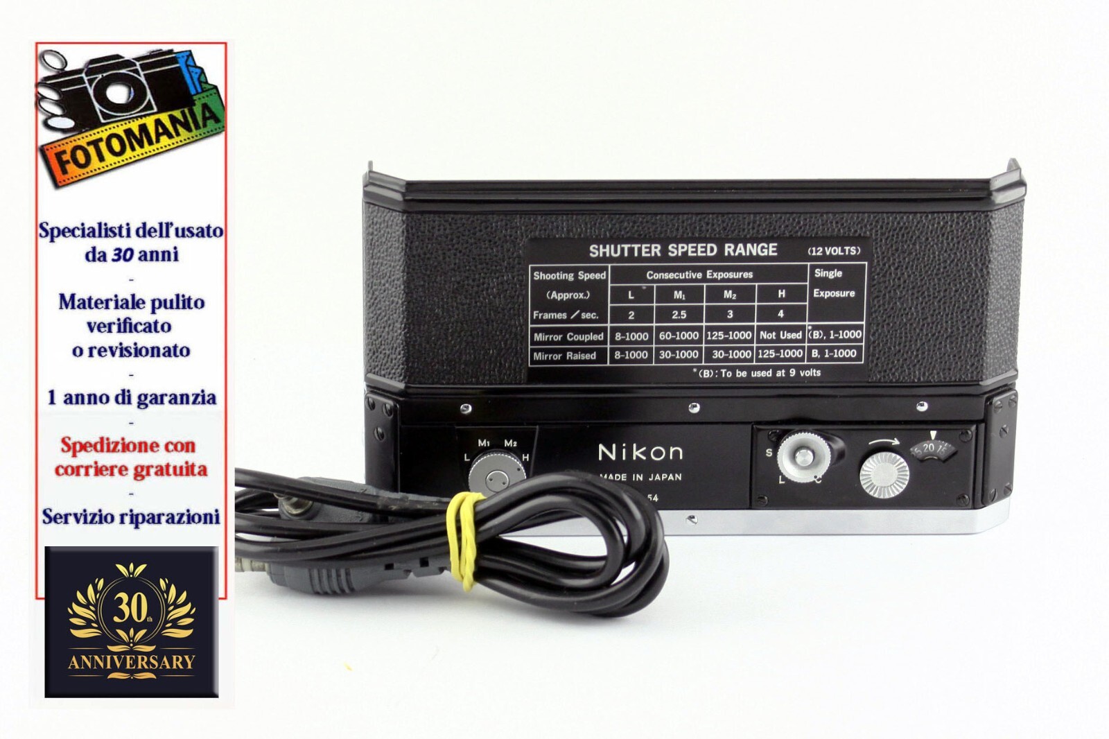 Nikon F36 F-36 Motor Winder For Nikon F One Year Warranty
