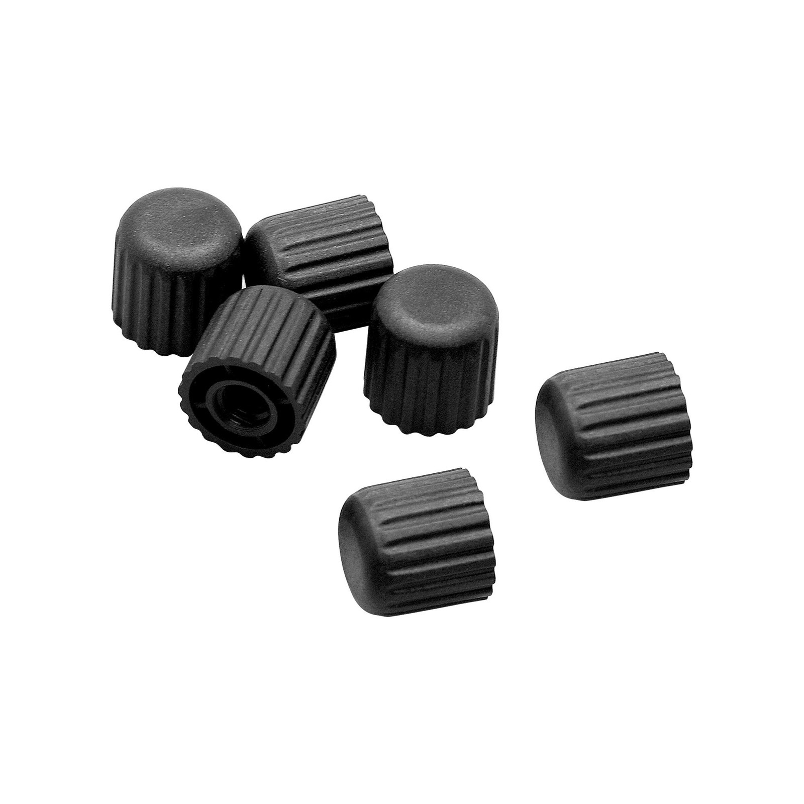 6 PCS 1/4 Inch Female Screw Thread Plastic Nuts Caps Top Light Stands Tripod