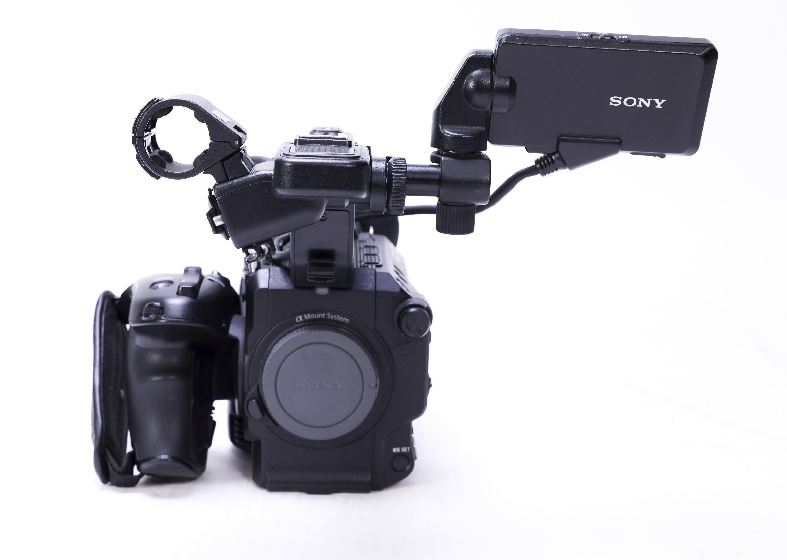Sony PXW-FS5M2 FS5 Mark II Super 35 4K Handheld Camcorder w/Side Grip & Case