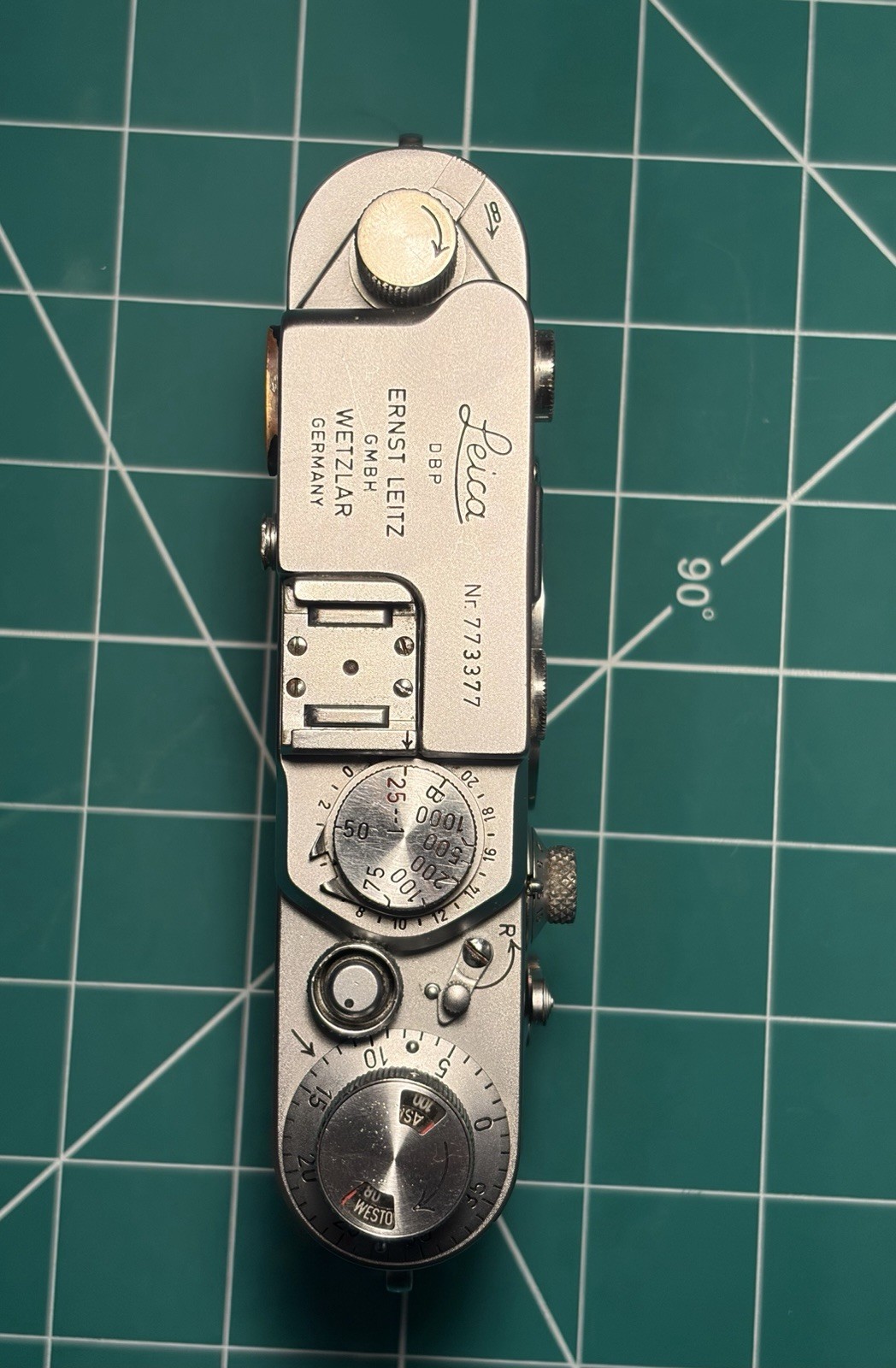 Leica IIIF 3F Vintage Red Dial Self-Timer Rangefinder Film Camera