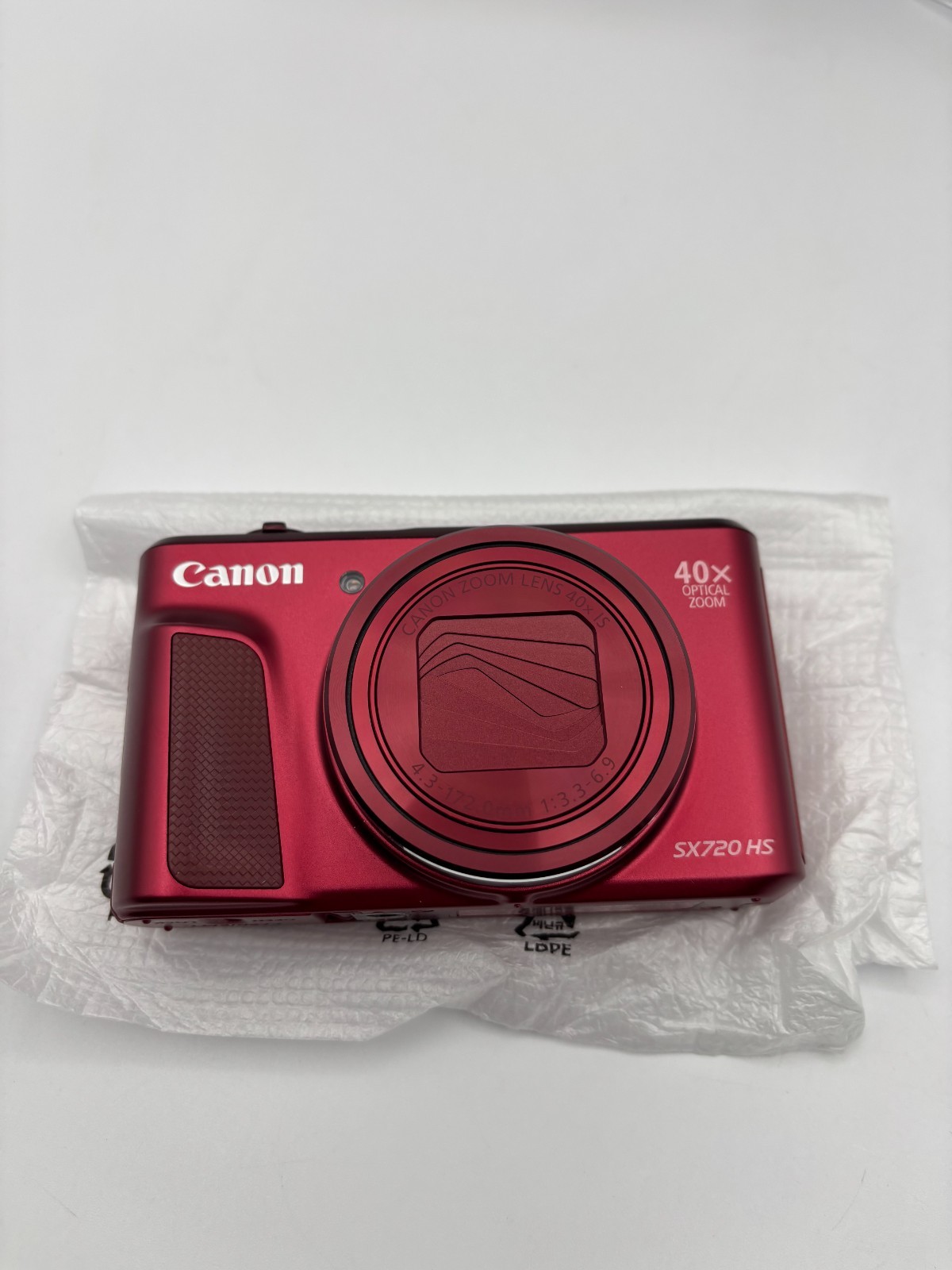 Canon PowerShot SX720 HS 20.3MP Compact Digital Camera Red Bundle MINT