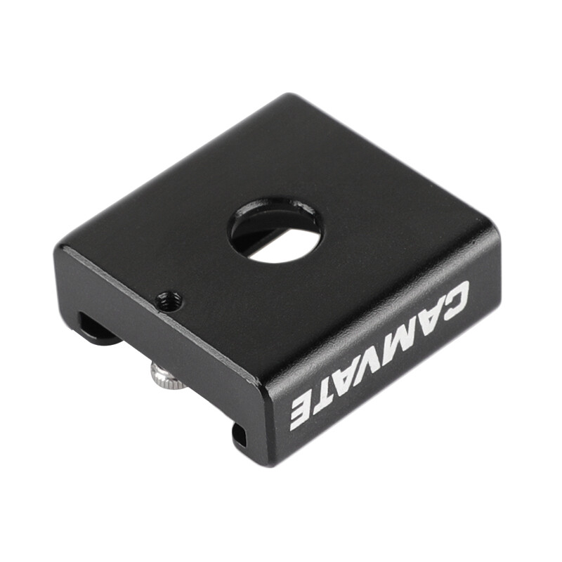 CAMVATE Hot Cold Shoe Adapter 1/4″ Thread Mount for Camera & DSLR Rig & Cage