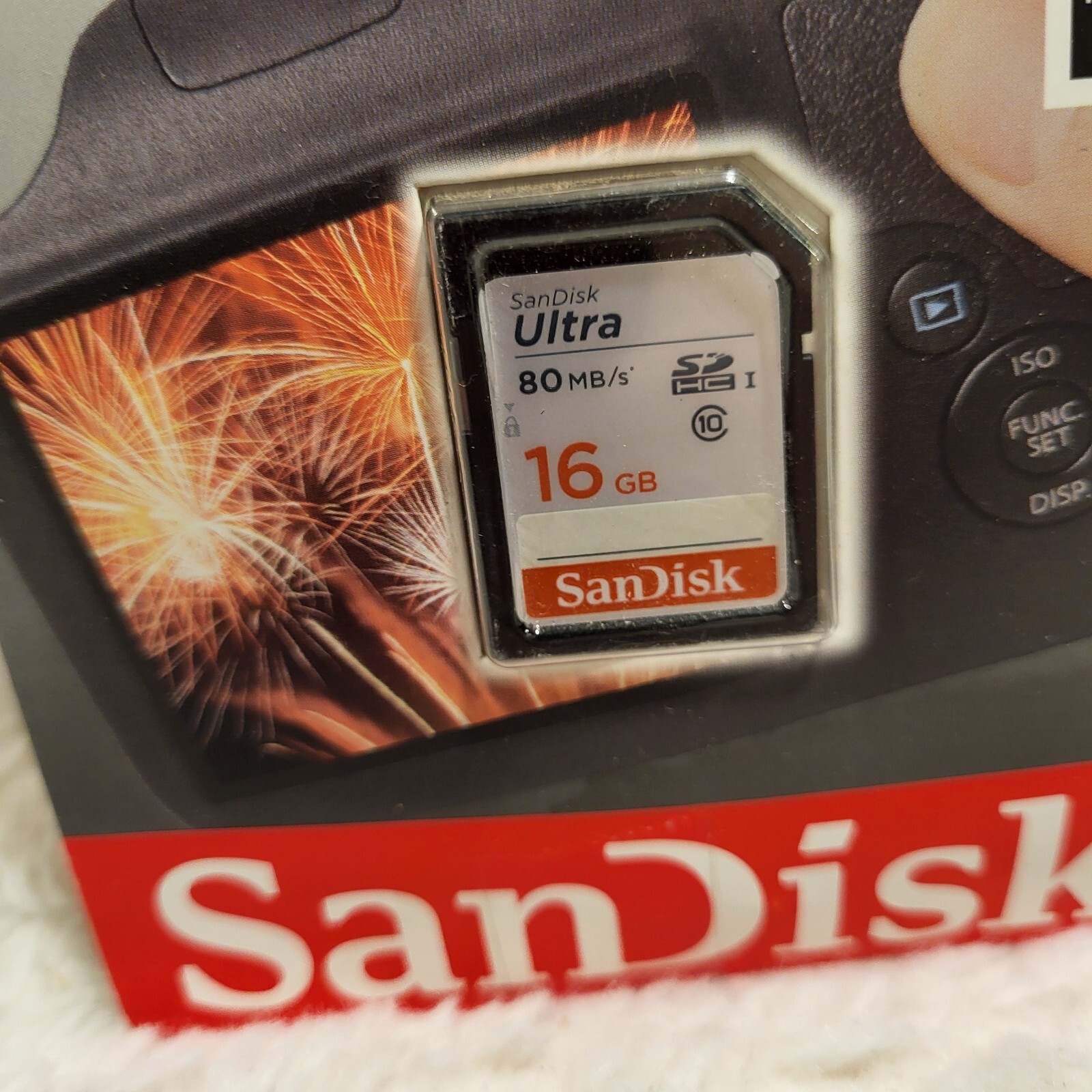 SanDisk Ultra 16GB Class 10 SDHC UHS-I Memory Card new sealed