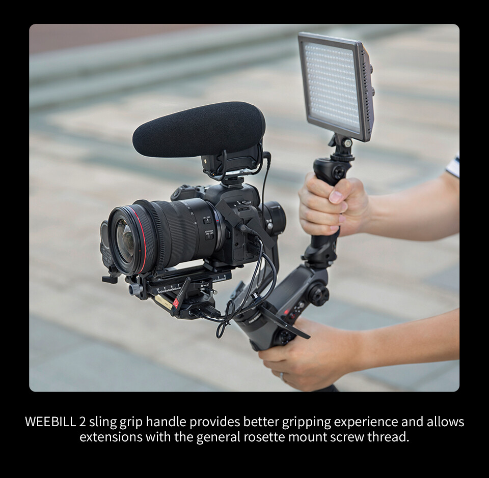 ZHIYUN Weebill 2, 3-Axis Handheld Gimbal stabilizer For Mirrorless Cameras DSLR
