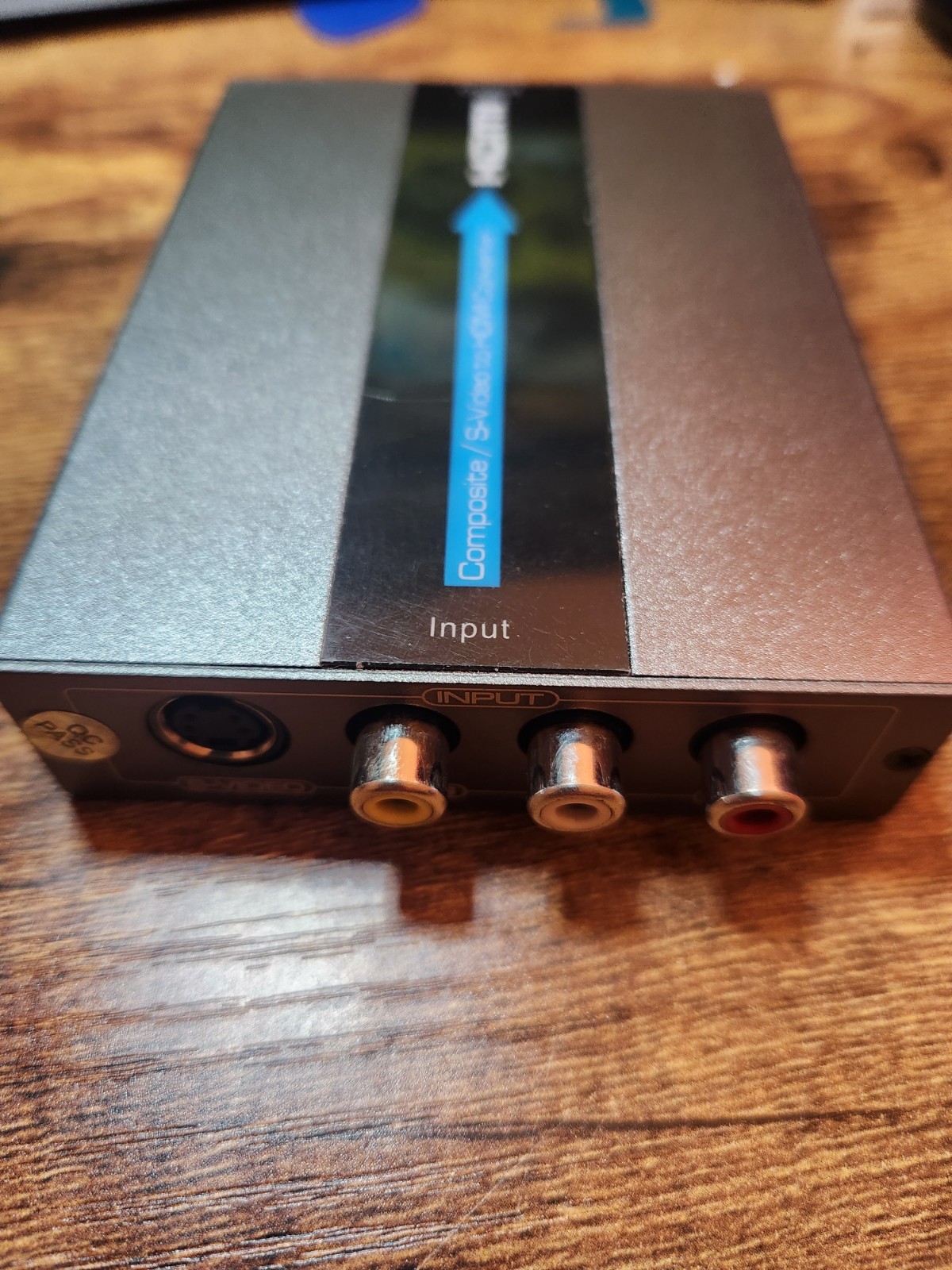 Composite S-Video to HDMI Converter Scaler Analog to Digital Video Processor