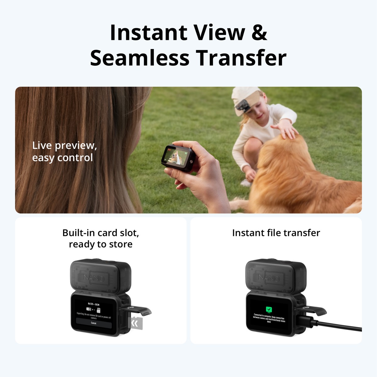 DJI Osmo Nano 64GB Action Camera Standard Combo