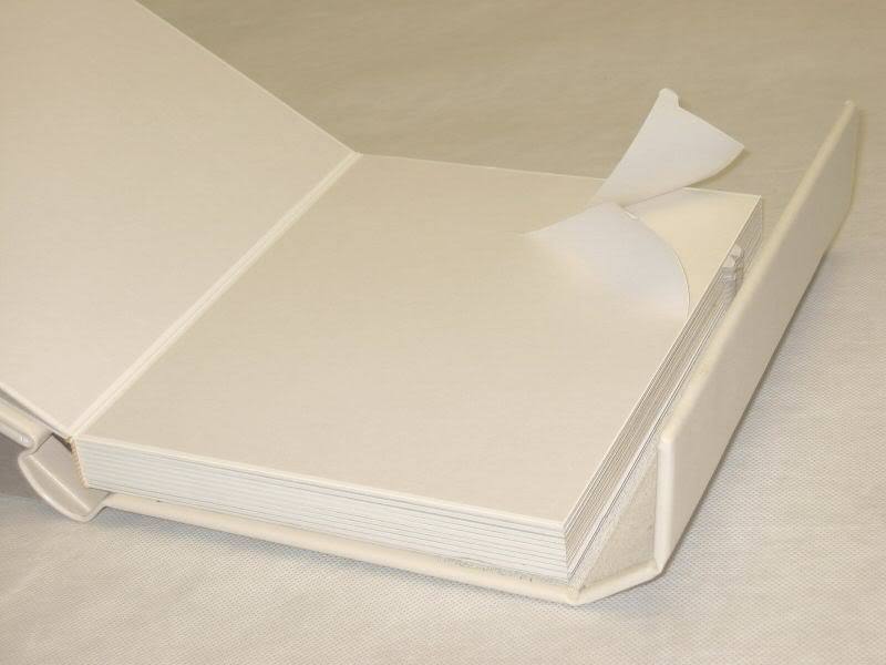 10×13 ivory Self Mount Wedding Photo Album – 30 Sides (Engraving Available)