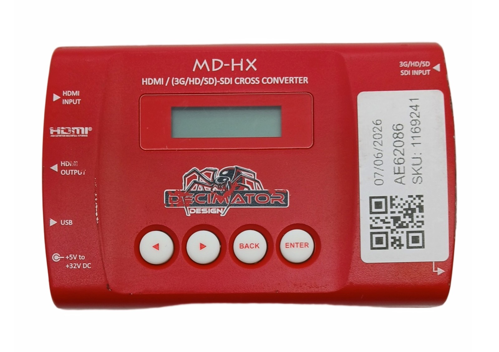 MD-HX 3G-SDI HDMI Bidirectional Converter Scaler Frame Rate 2 In 5 Out