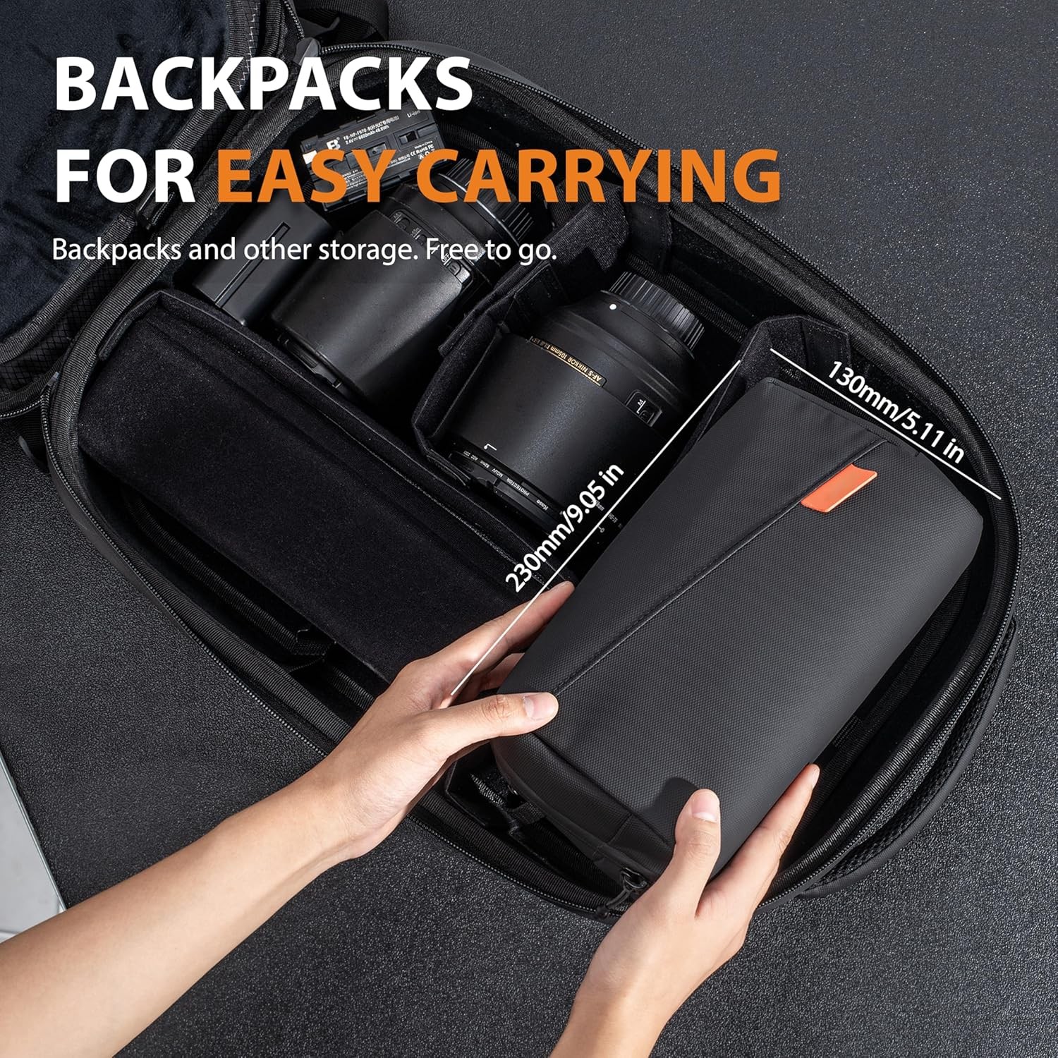 Travel Storage Carrying Bag for DJI Osmo Pocket 3, Insta360 Zhiyun Mobile 7P/SE