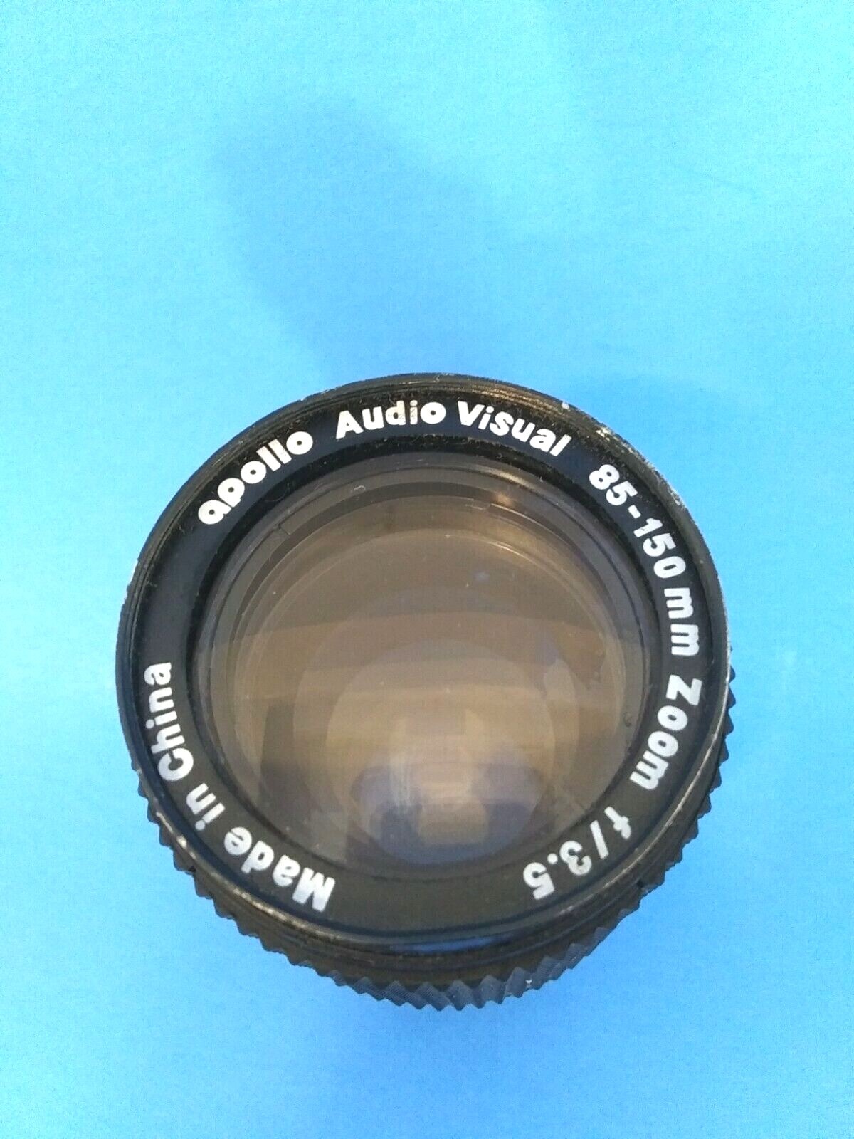 Apollo Audio Visual Zoom Lens 85-150 F/3.5 From China Black Pre-Owned By Apollo