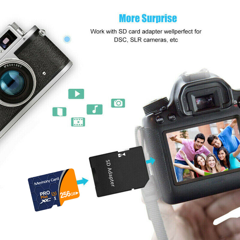 Ultra Micro SD Memory Card 128GB 256GB Class10 U3 Flash TF Card for Dash Cam Lot