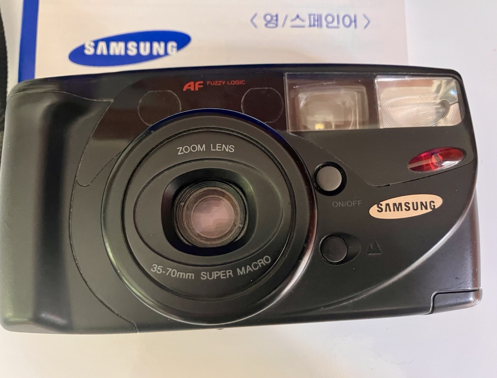 Samsung Maxima Zoom 77i AF FUZZY LOGIC 35-70 mm Super Macro Camera PARTS/REPAIR