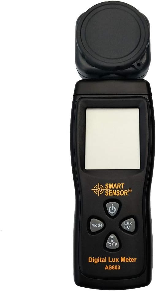 Portable Lux Light Meter for Plant Growth and LED Lighting – Compact Design