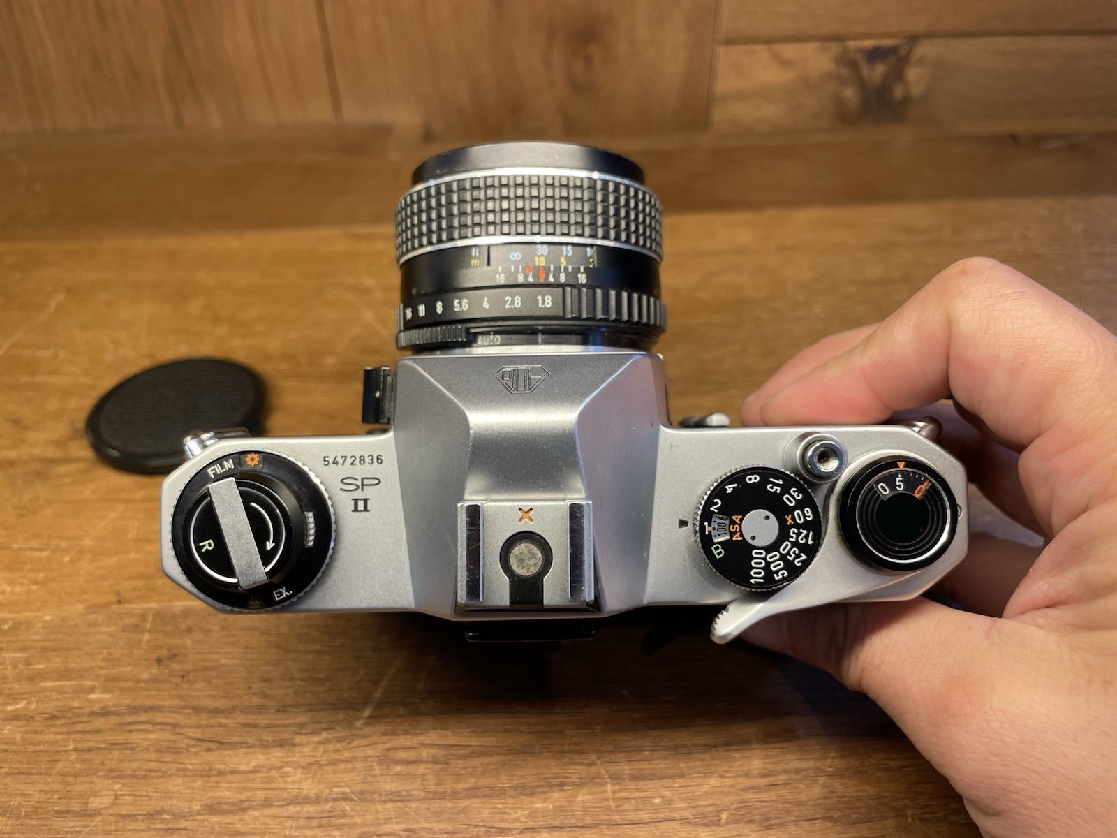 *Near Mint ++* Pentax Spotmatic SPII SP II Camera SMC Takumar 55mm F/1.8 From JP