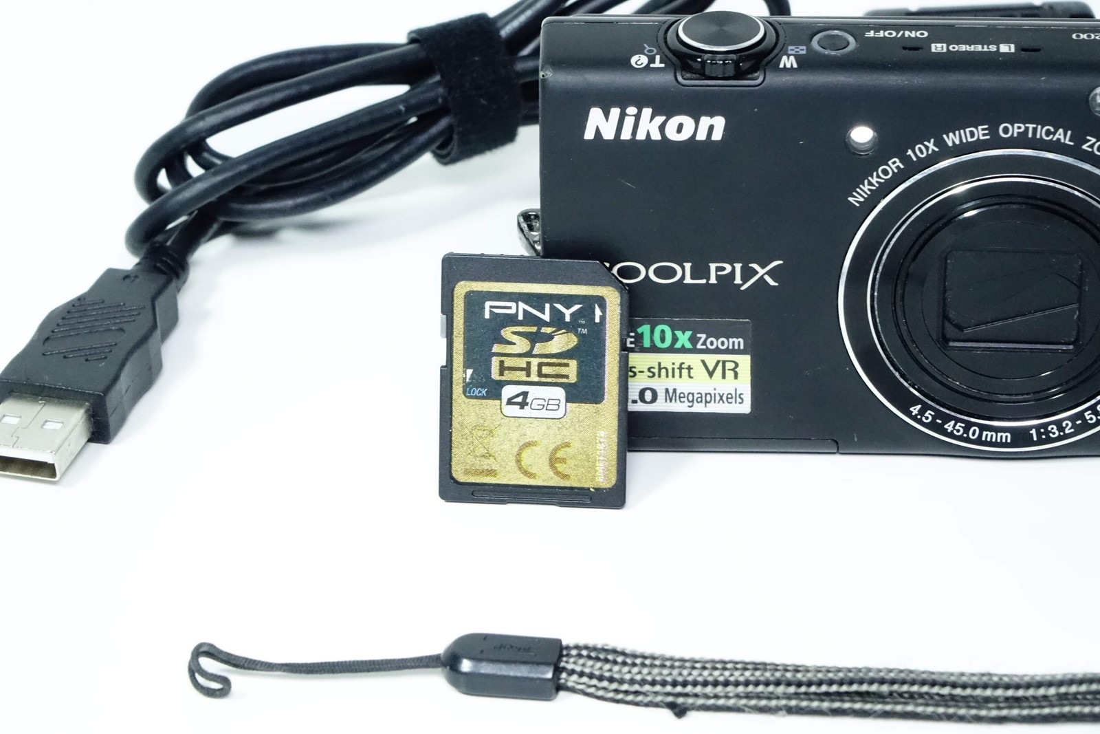 Nikon Coolpix S6200 Black Compact 16MP Zoom 10X – 12 MONTH WARRANTY