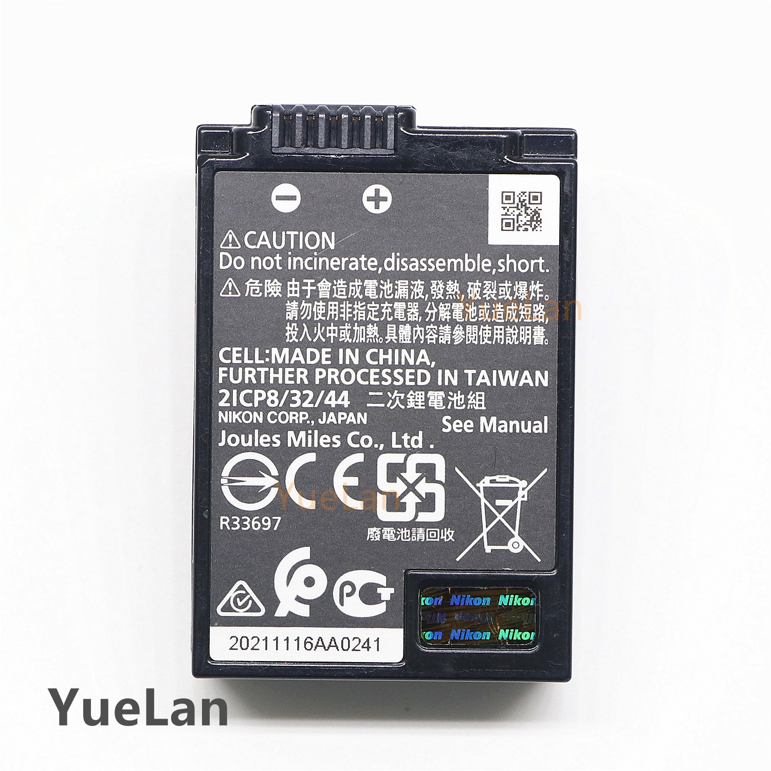 Original Nikon EN-EL25 Battery for Z50 ZZFC Z30 Z50 Z FC Z50II Camera MH-32 EL25