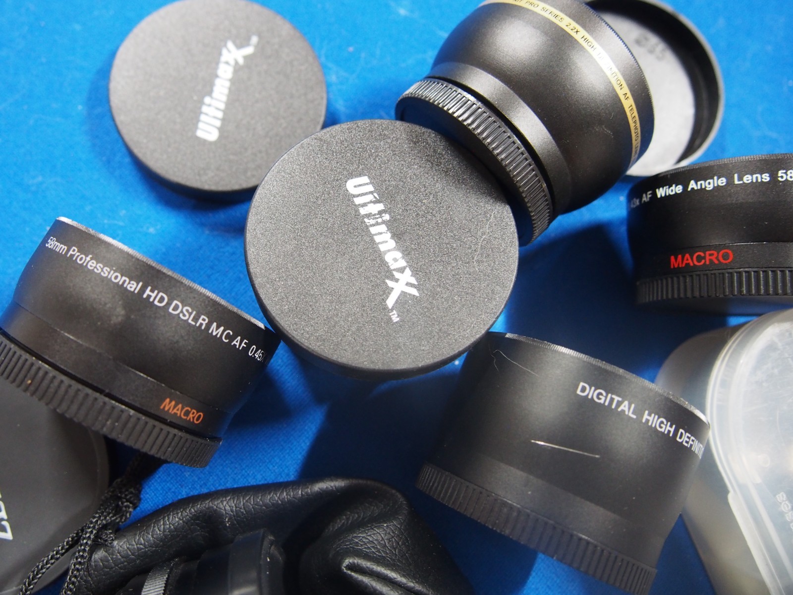 auxiliary camera lens lot utility telephoto macro