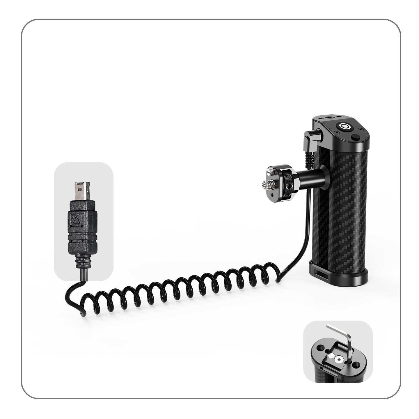 Quick Release Shutter Control Handle for Sony Canon Nikon Camera Cage Handgrip