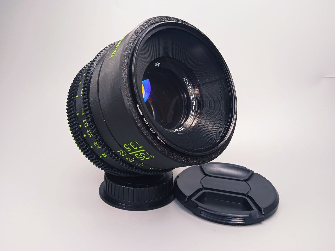 Rehouse ANAMORPHIC Jupiter-37 3.5/135 Cine Mod Vintage Lens Canon EF mount 💙💛