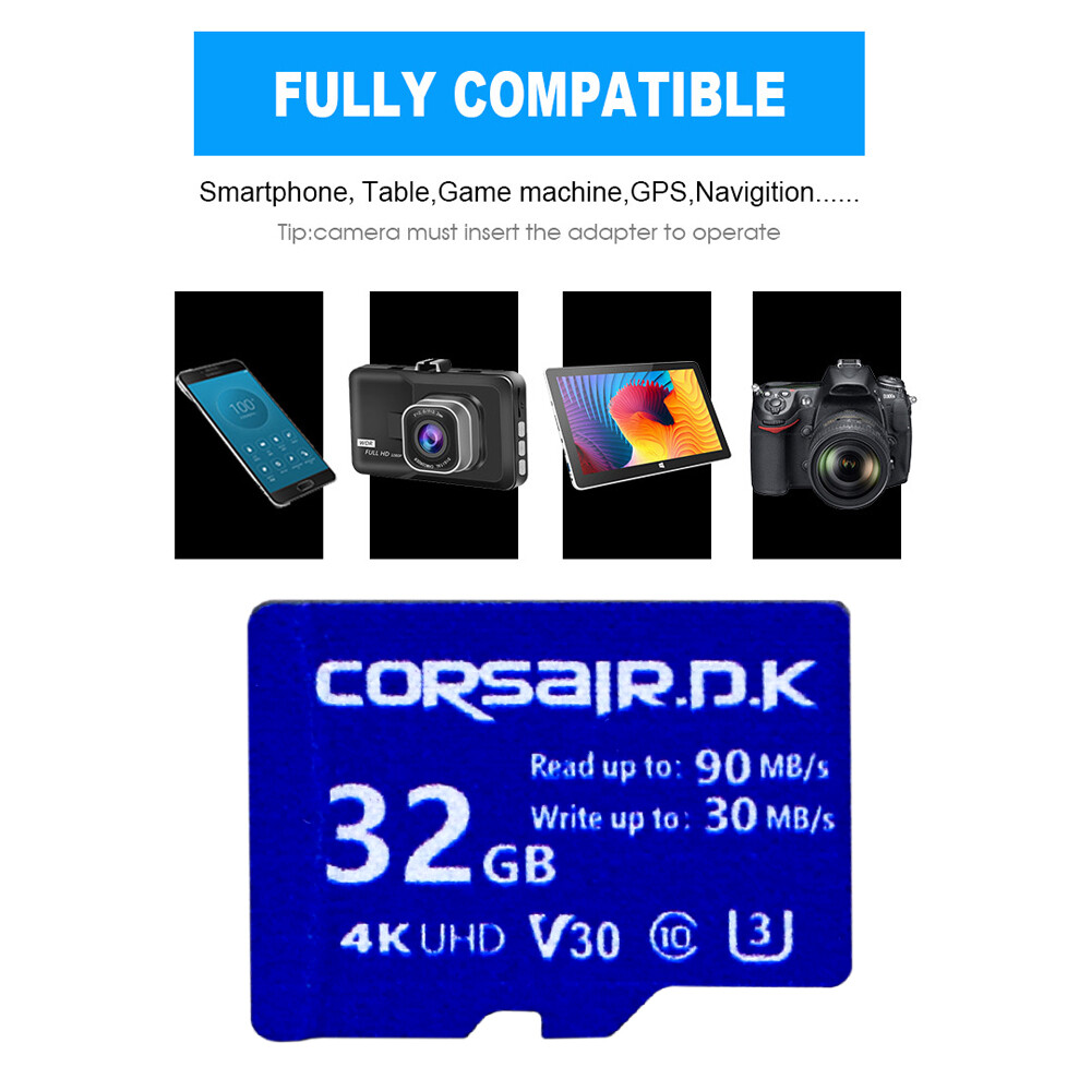 TF Memory Card 32GB 64GB 128GB TF Card Class3 High Speed Memory Card Real RAM