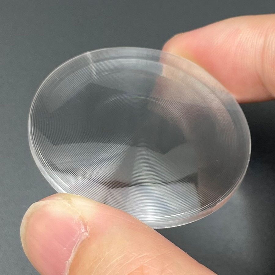 PMMA Round Fresnel Lens Condenser Solar Concentrator Lens Focal Length 13-120mm