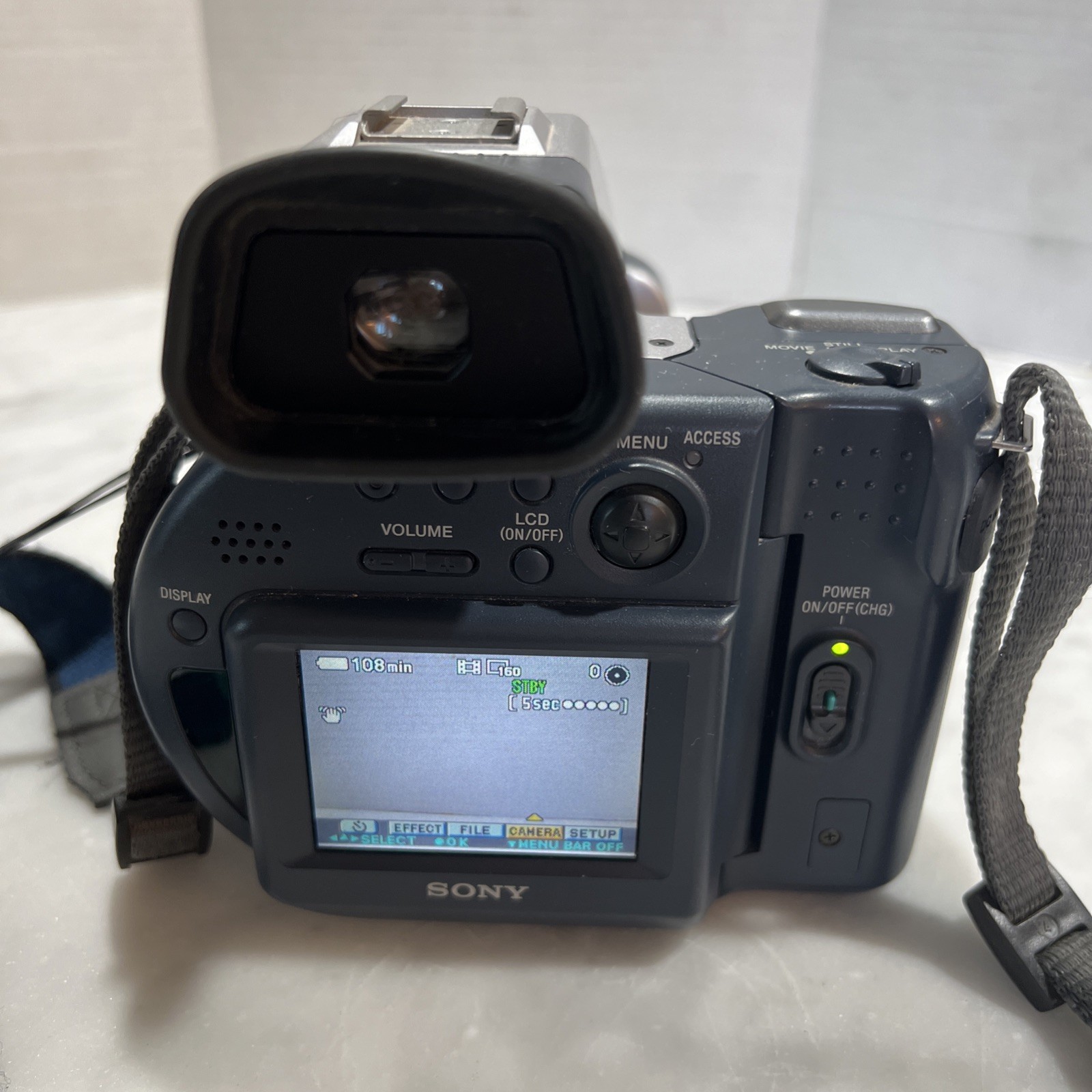 Sony Mavica Mega Movie HQ Digital Still Camera MVC-CD1000 Tested Works