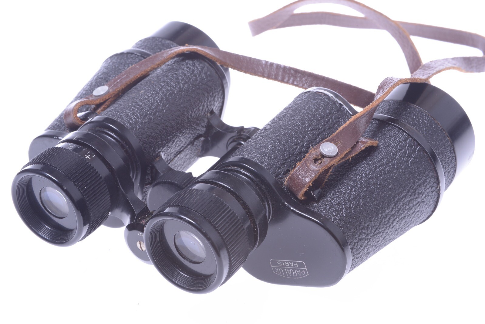 ✅ PARALUX PARIS BINOCULARS 12X42 ROOF PRISM FRENCH W/ CASE & STRAPS