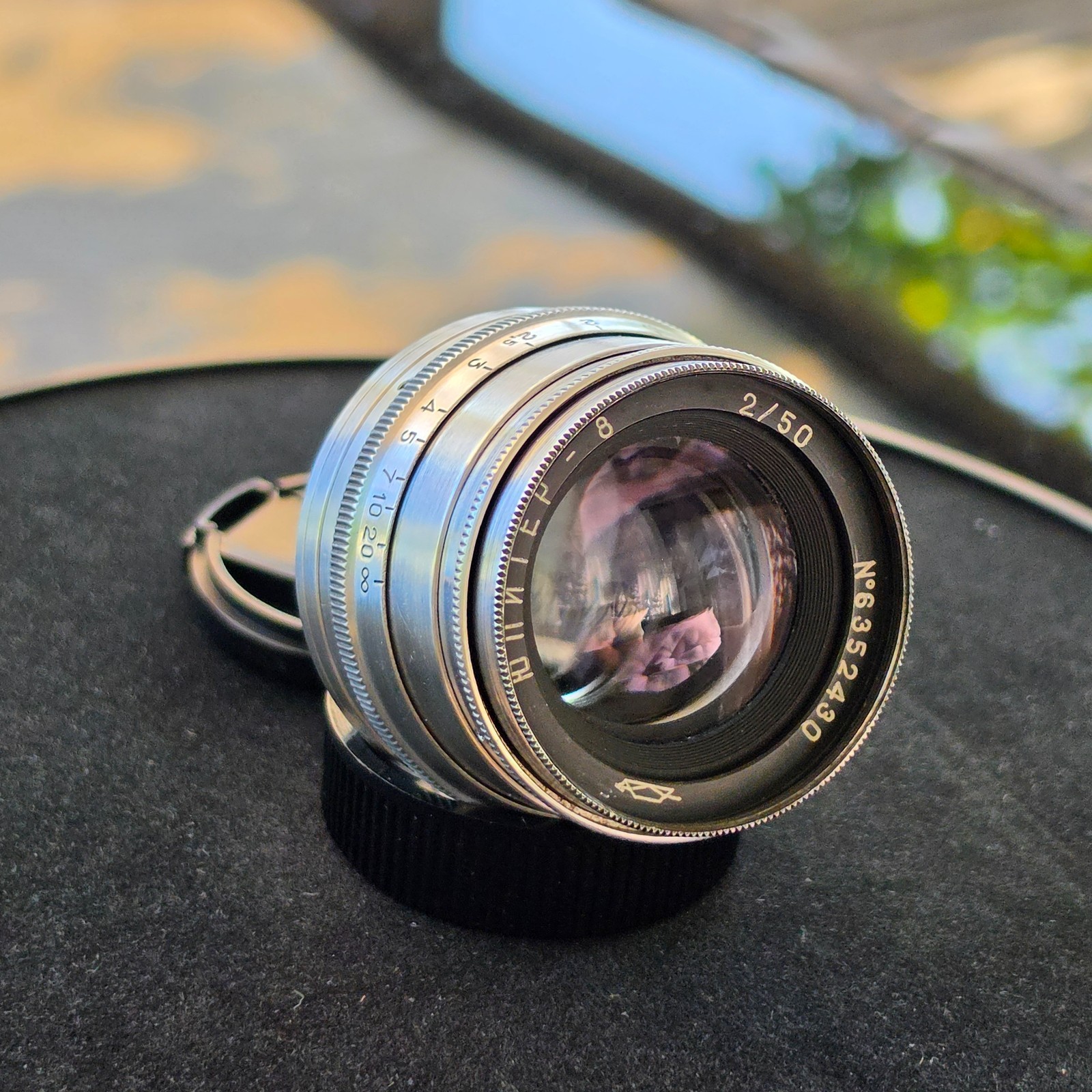 Jupiter-8 50mm f2 Soviet Silver Lens M39 LTM KMZ USSR Vintage Portrait Sonnar