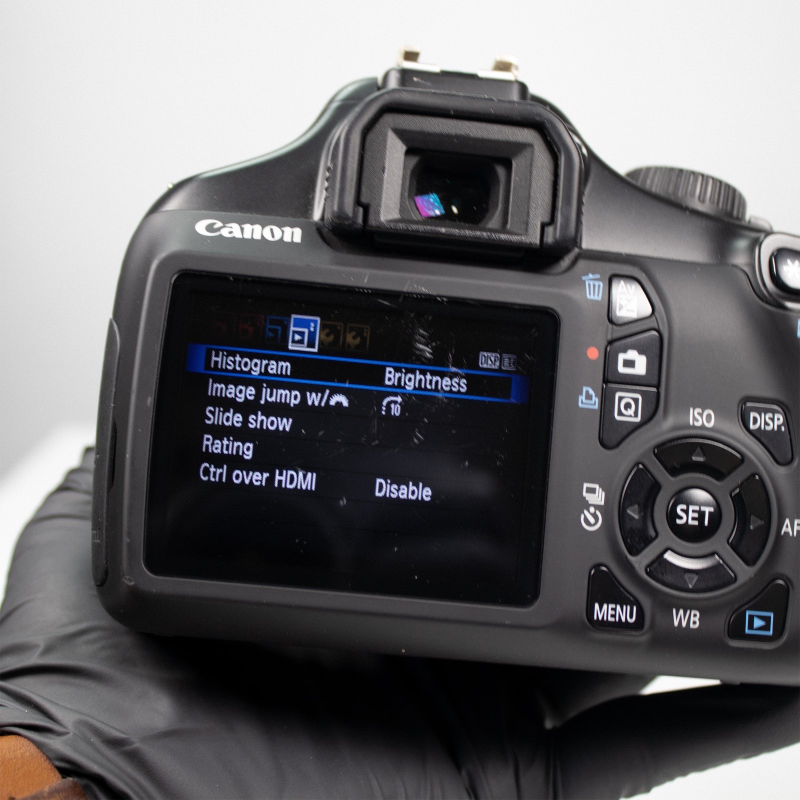Canon EOS Rebel T3 Digital SLR Camera W/ EF-S 18-55mm Lens **Tested & Works!**