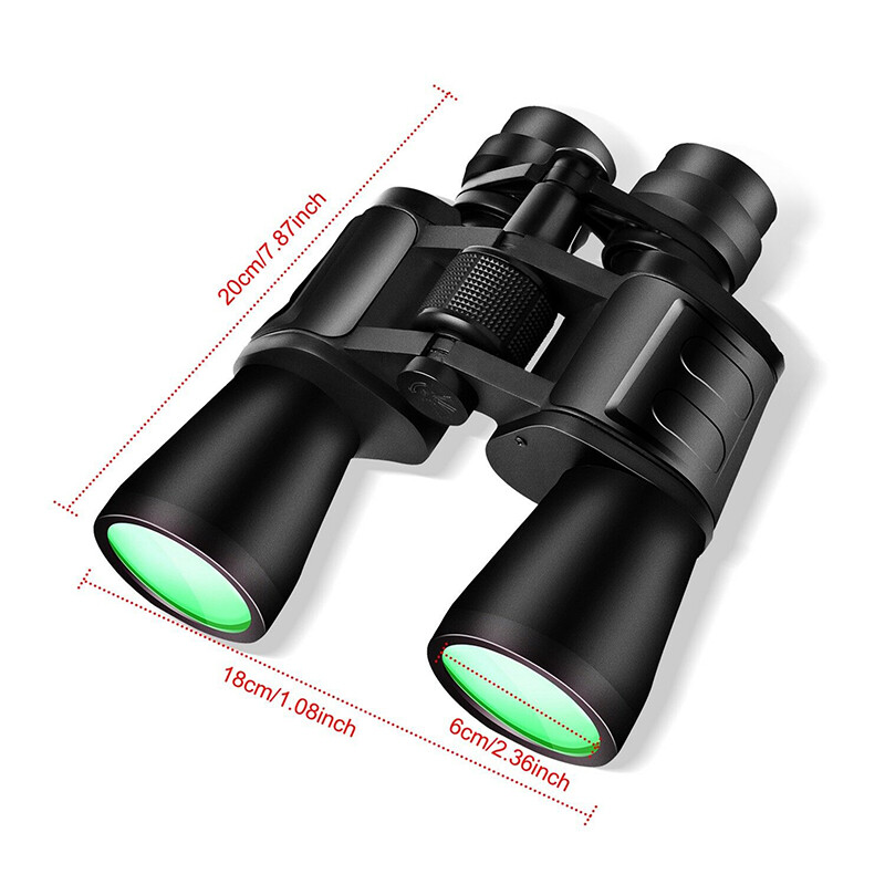 180×100 HD Military Zoom Powerful Binoculars Day/Low Night Optics Hunting & Case