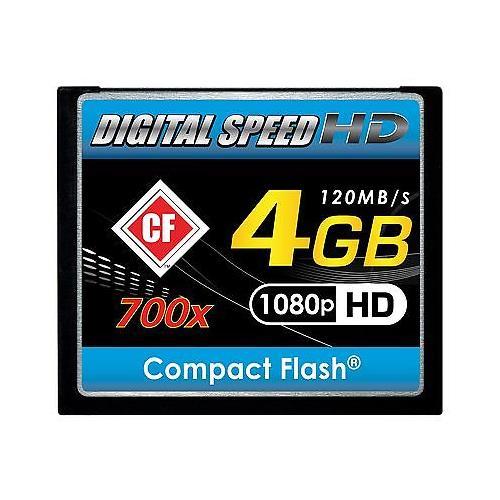 Digital Speed Memory 4GB 700X Professional High Speed 120MB/s Error Free (CF)