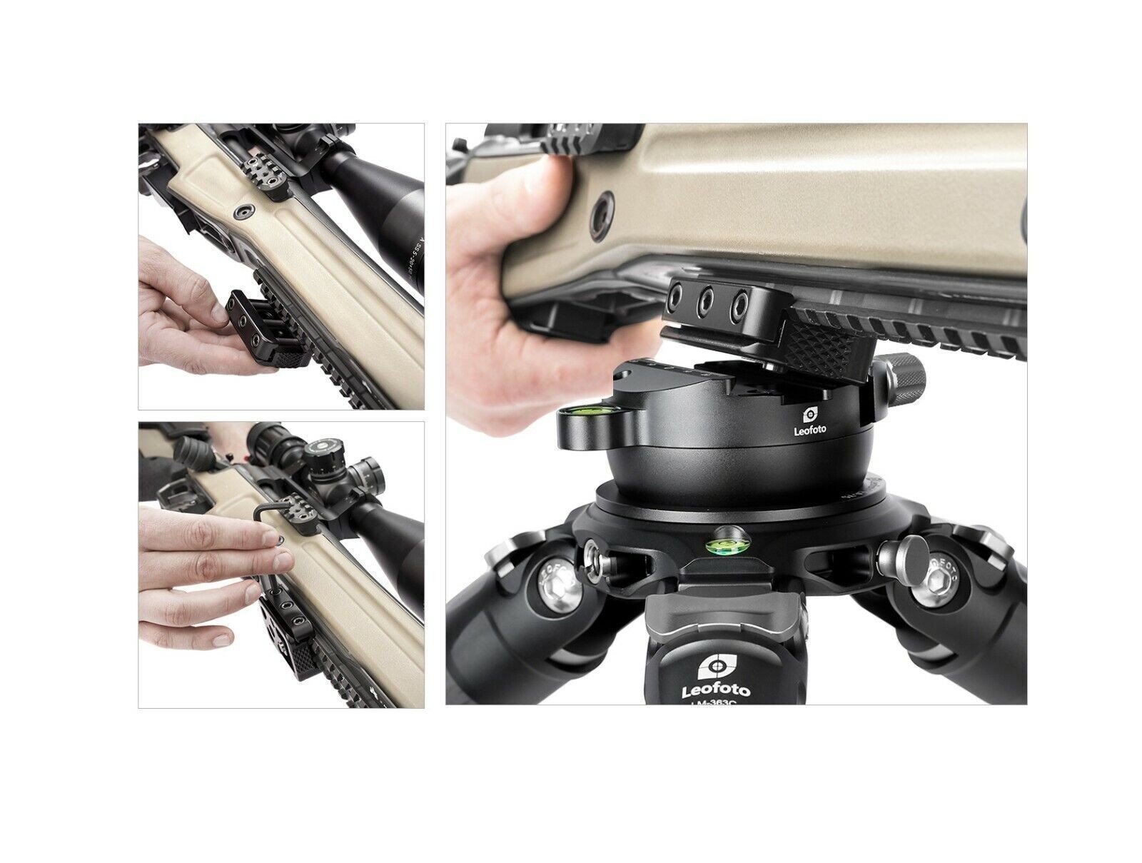 Leofoto YB-100SK Leveling Base with Handle for 100mm Bowl