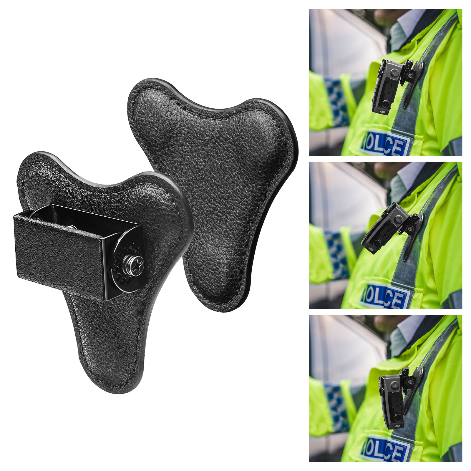 BOBLOV Strong Magnetic Suction Back Clip Mount/Chest Vest for all Body Camera