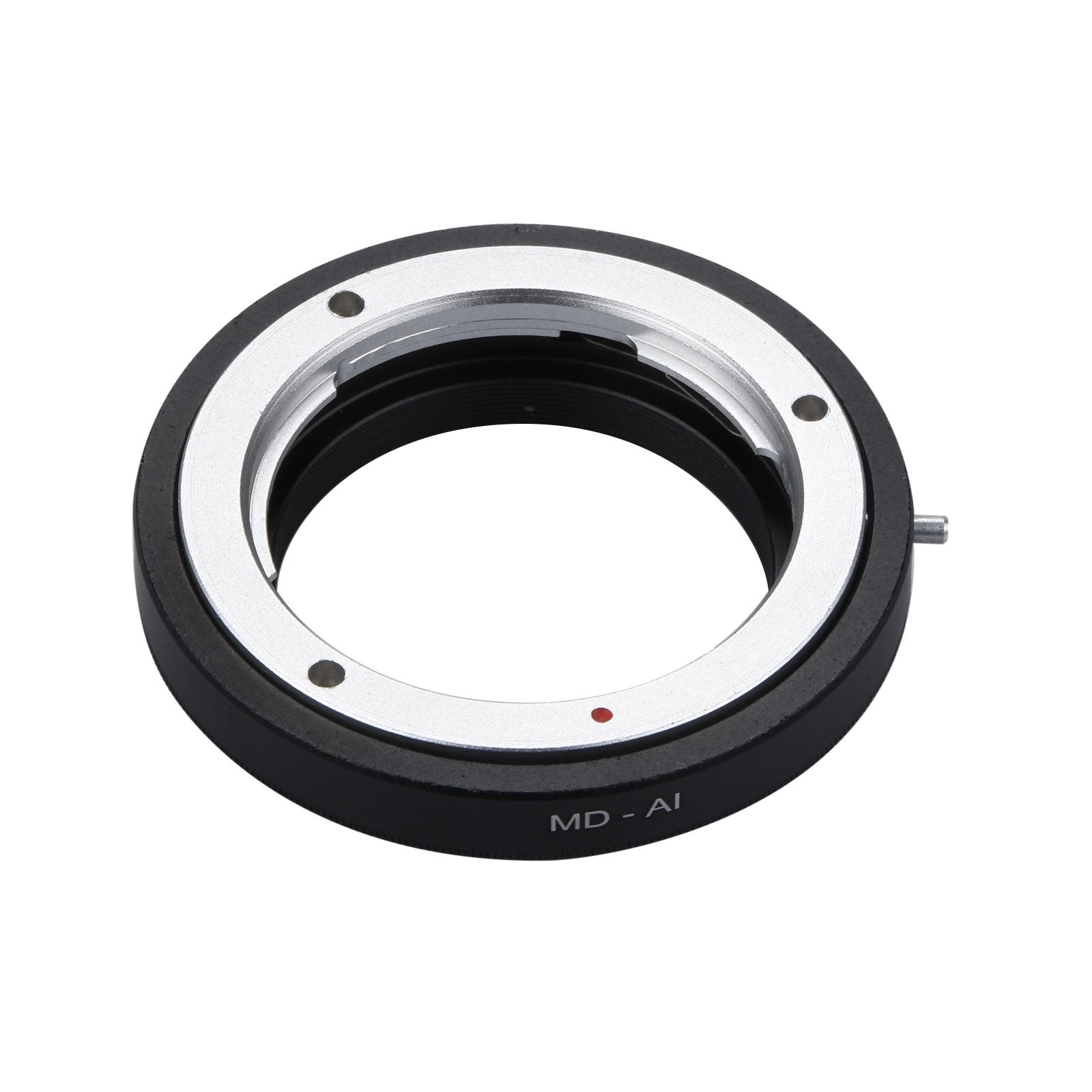 Aluminium Lens Adapter for Minolta MD MC Mount Lens to for Nikon F AI Mount Cam