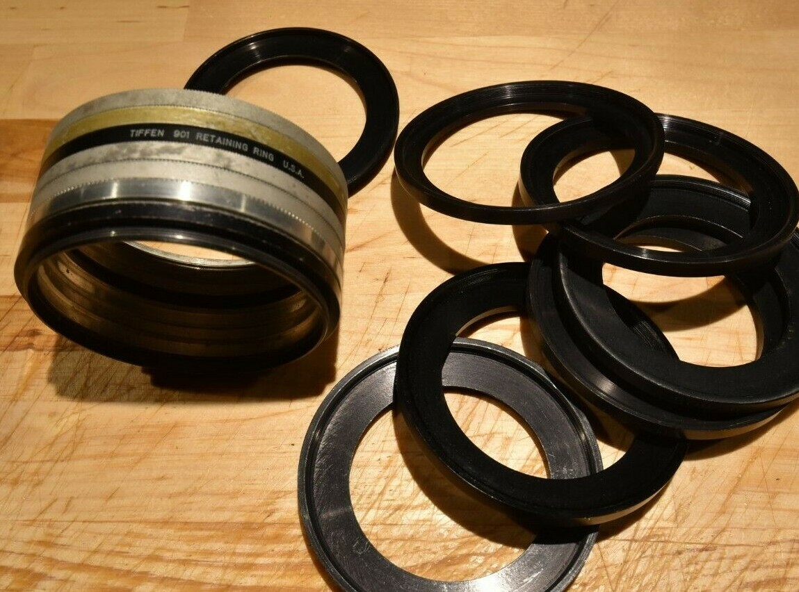 Series 9 Adapter rings 86mm 82mm 77mm 72mm 67,62, 52mm retaining shades/hoods